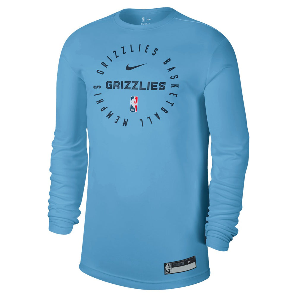 NBA Memphis Grizzlies 2024/25 Legend On-Court Practice Long Sleeve T-Shirt