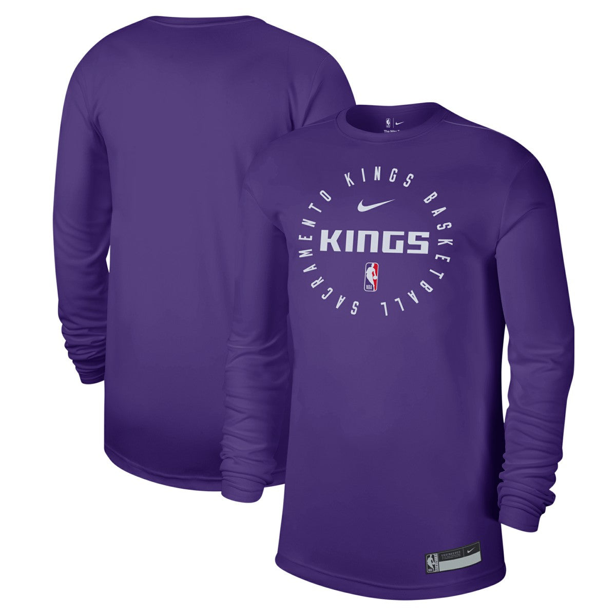 NBA Sacramento Kings 2024/25 Legend On-Court Practice Long Sleeve T-Shirt