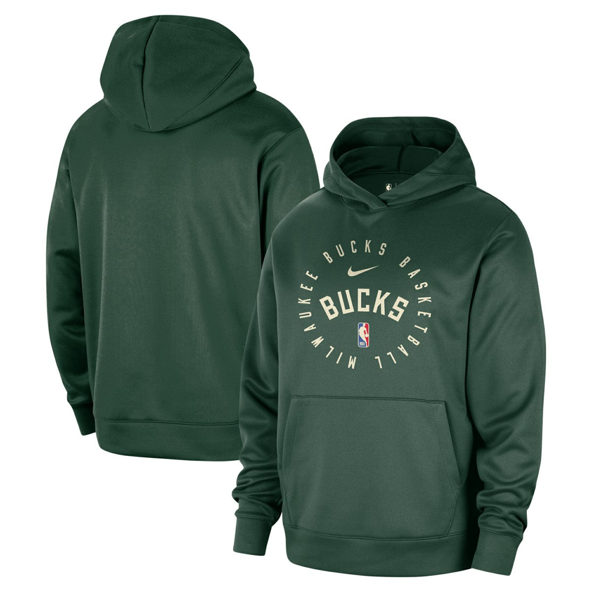NBA Milwaukee Bucks 2024/25 Spotlight On-Court Practice Performance Pullover Hoodie