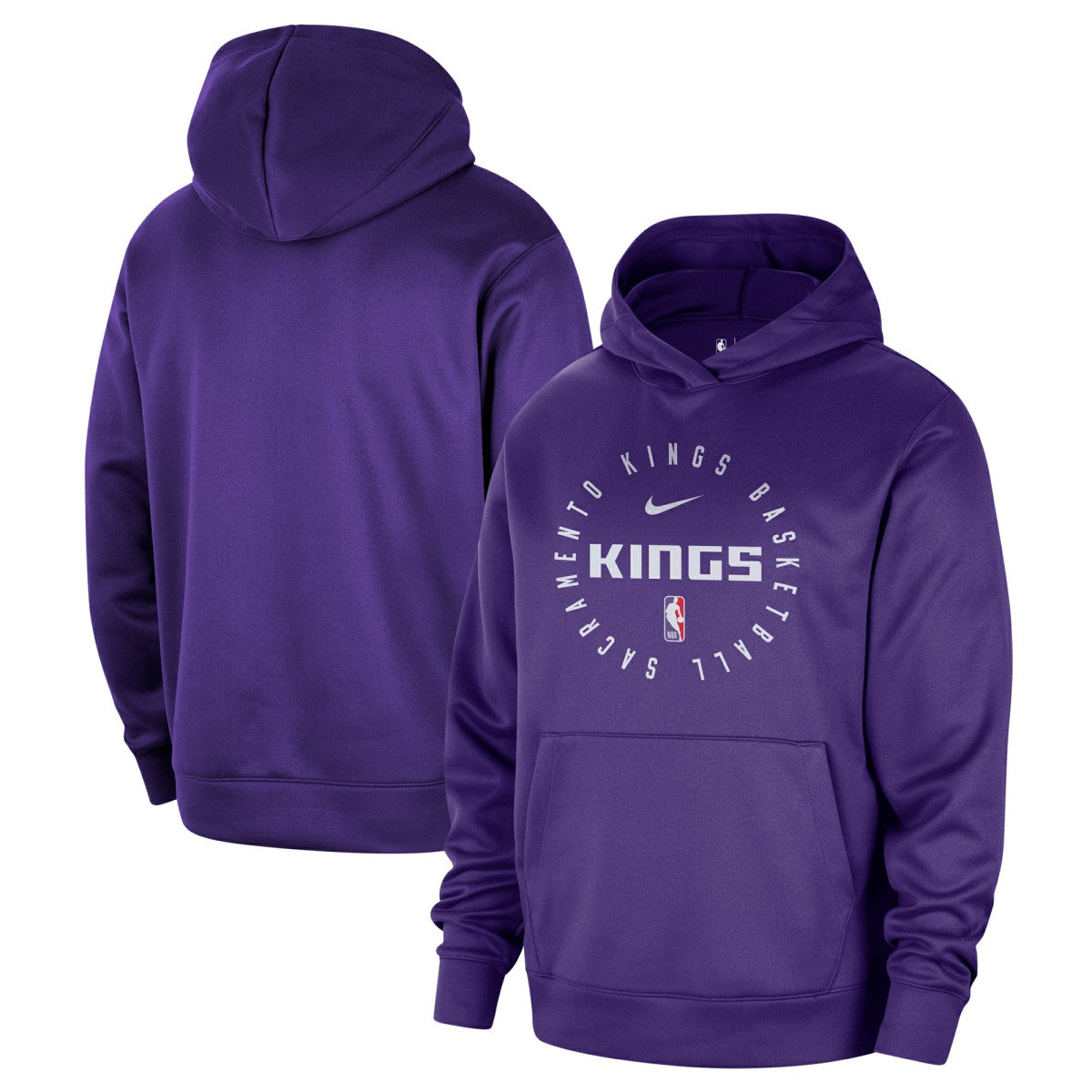 NBA Sacramento Kings 2024/25 Spotlight On-Court Practice Performance Pullover Hoodie