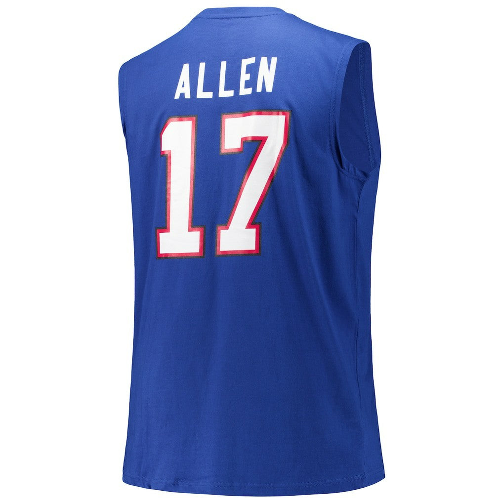 Josh Allen  Big & Tall Muscle Tank Top - Buffalo Bills