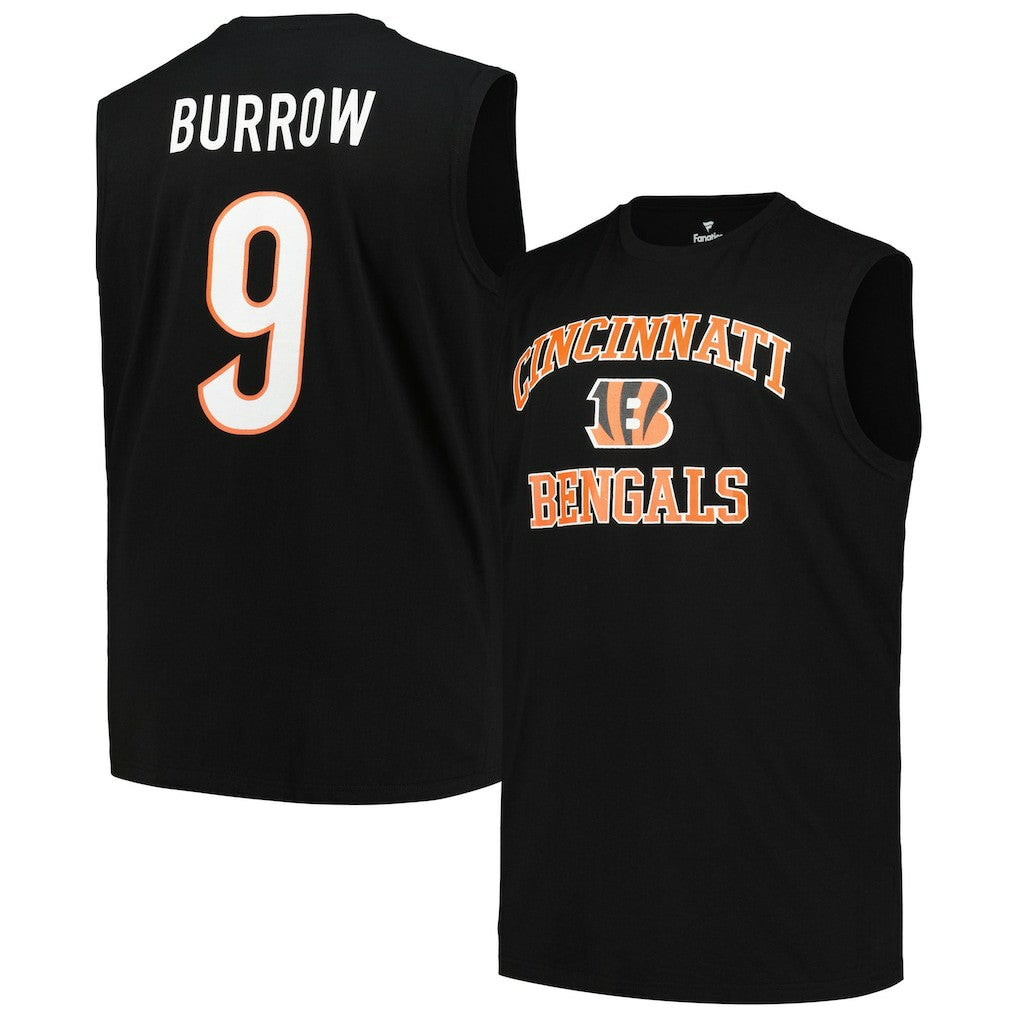 Joe Burrow  Big & Tall Muscle Tank Top - Cincinnati Bengals