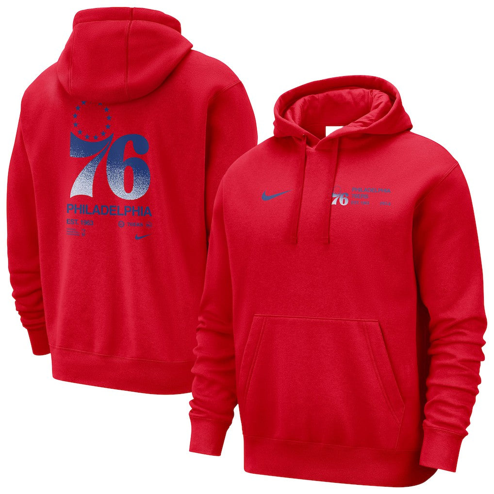 NBA Philadelphia 76ers Courtside Club Pullover Hoodie