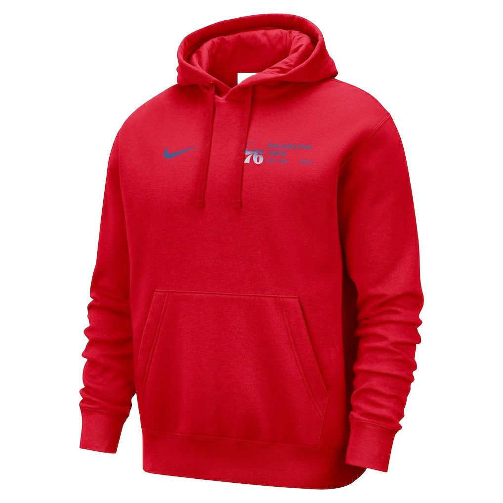 NBA Philadelphia 76ers Courtside Club Pullover Hoodie