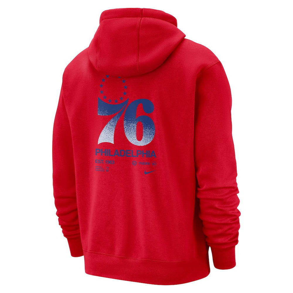 NBA Philadelphia 76ers Courtside Club Pullover Hoodie