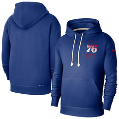NBA Philadelphia 76ers Courtside Standard Issue Premium Performance Pullover Hoodie