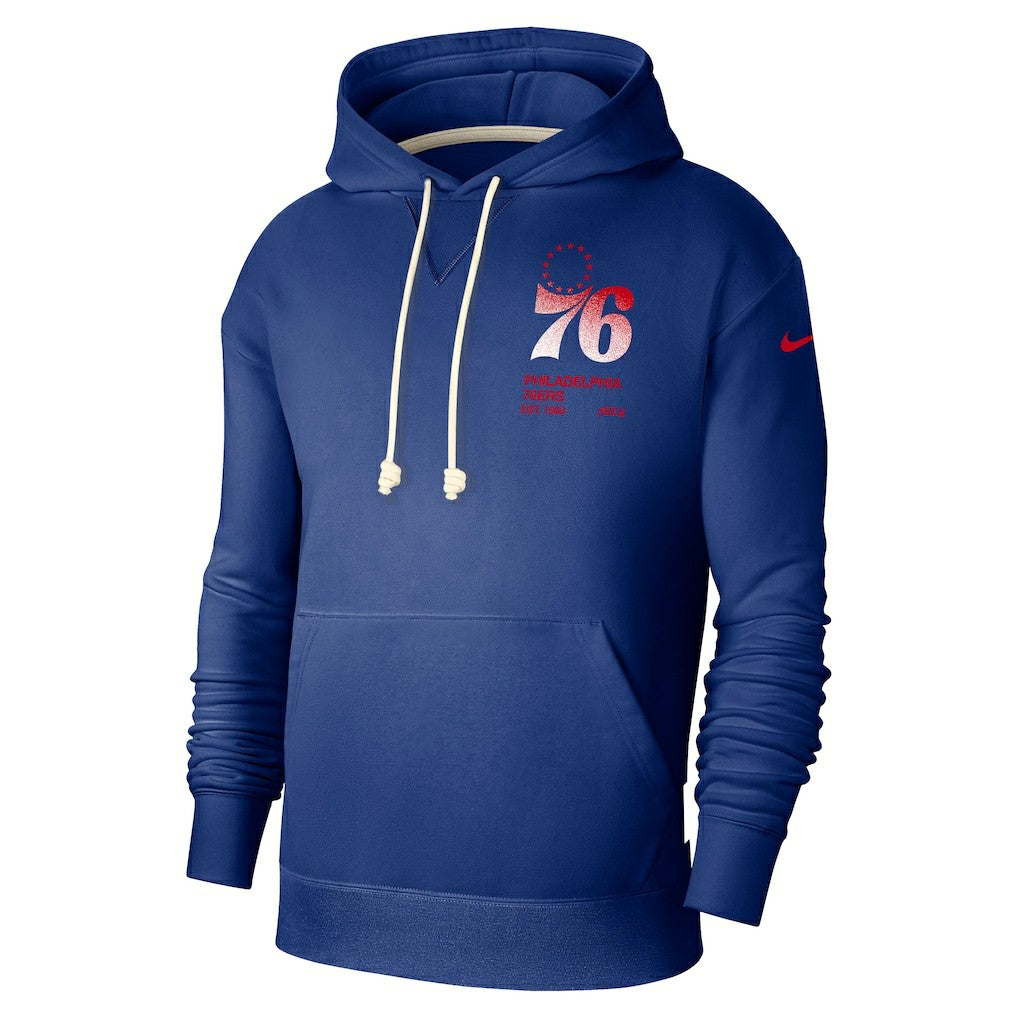 NBA Philadelphia 76ers Courtside Standard Issue Premium Performance Pullover Hoodie