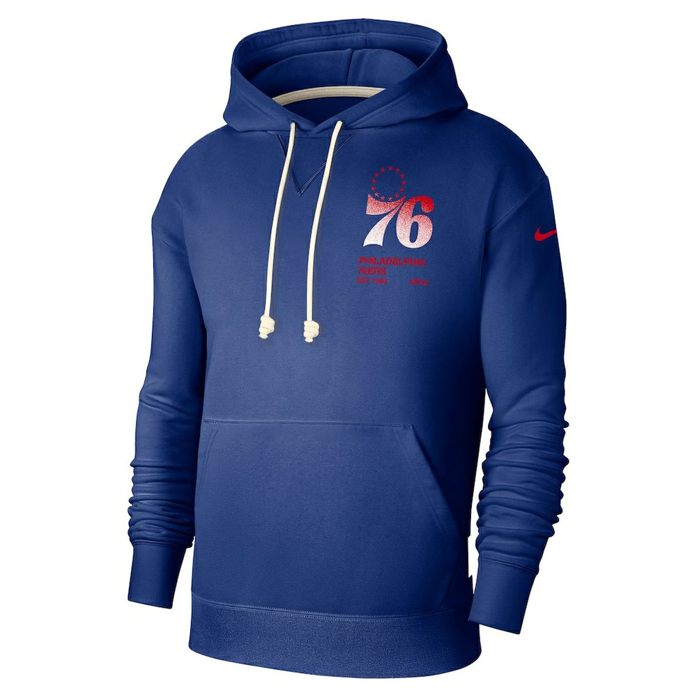NBA Philadelphia 76ers Courtside Standard Issue Premium Performance Pullover Hoodie
