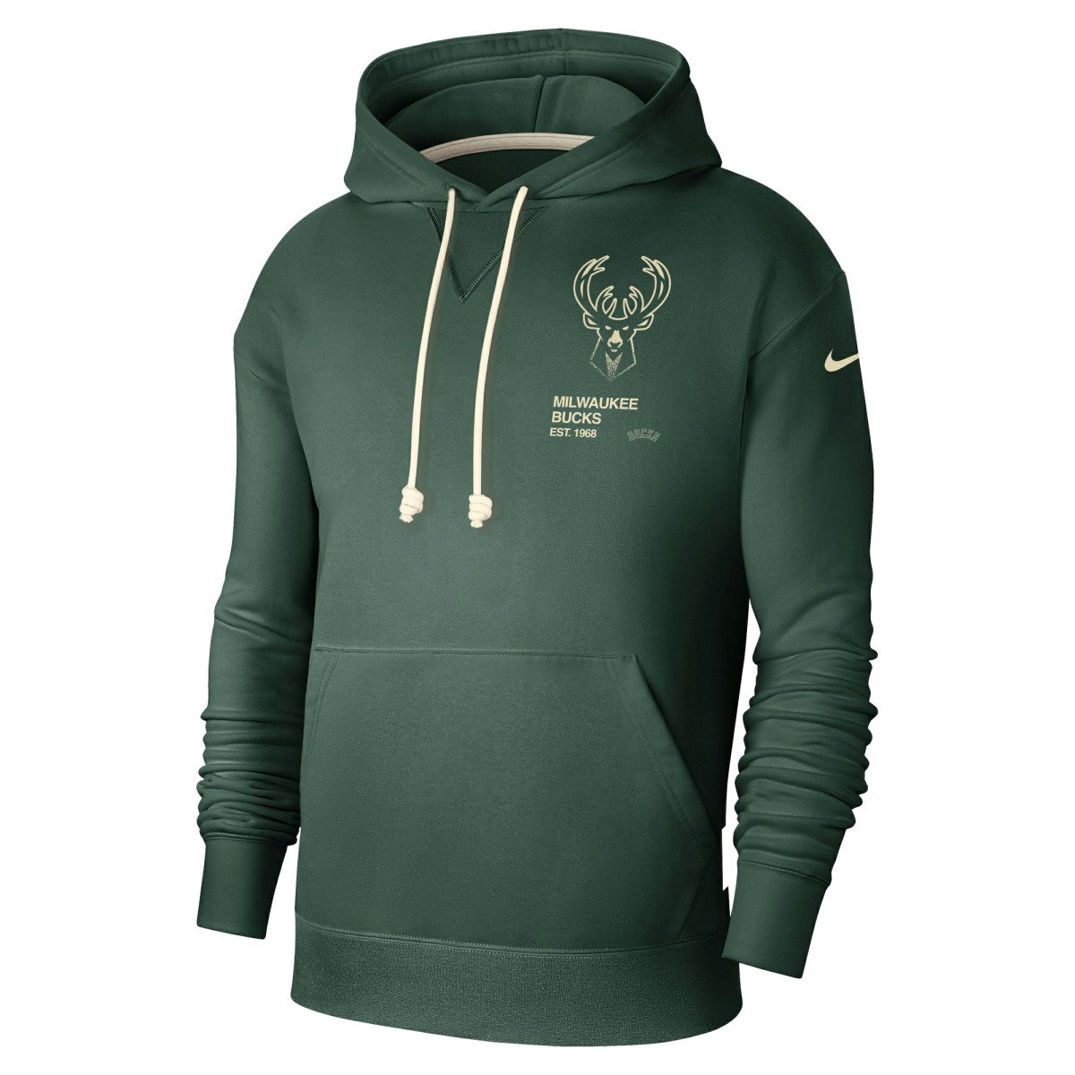 NBA Milwaukee Bucks Courtside Standard Issue Premium Performance Pullover Hoodie