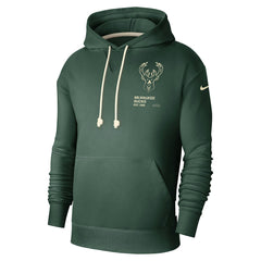 NBA Milwaukee Bucks Courtside Standard Issue Premium Performance Pullover Hoodie