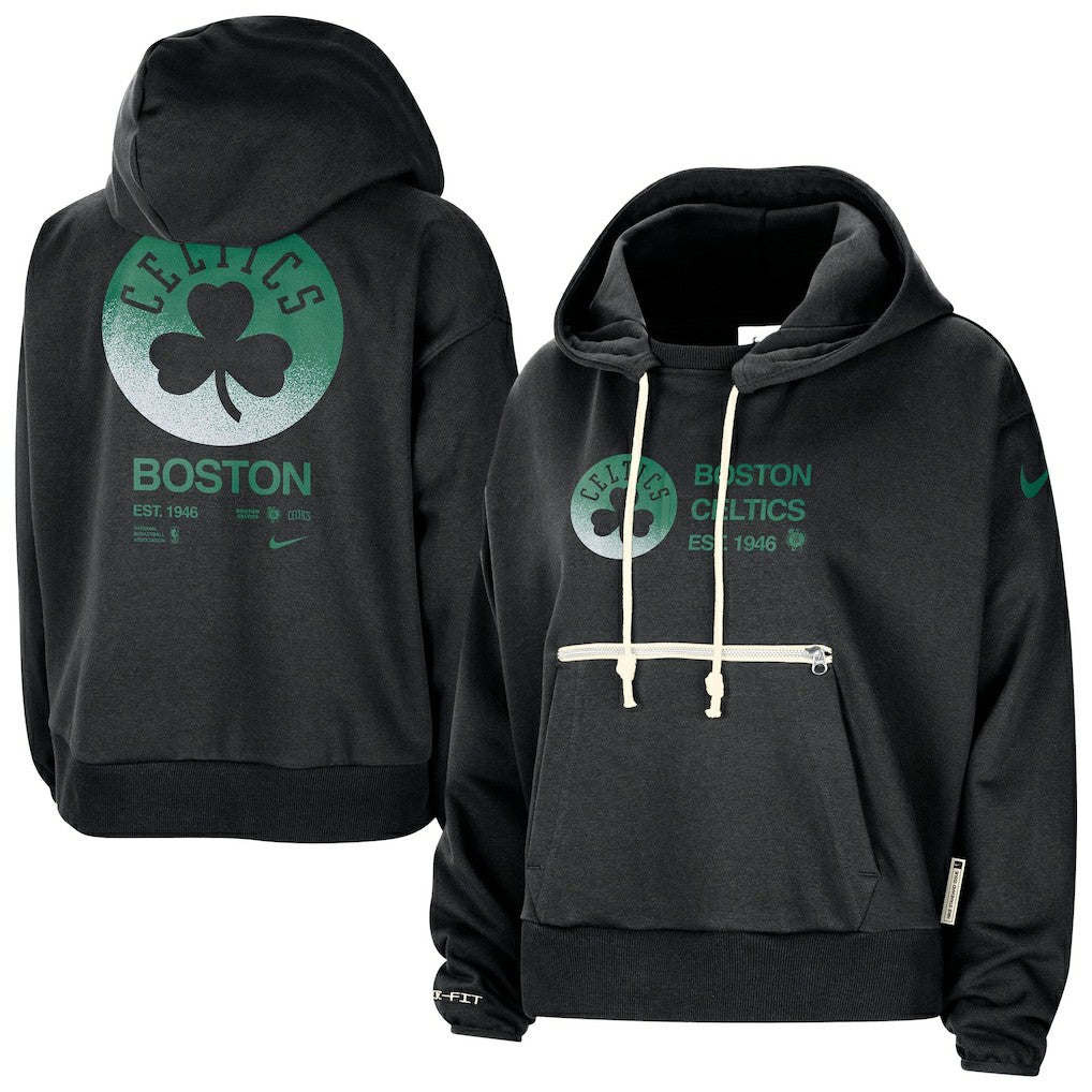 NBA Boston Celtics Women's Courtside Standard Issue Performance Pullover Hoodie
