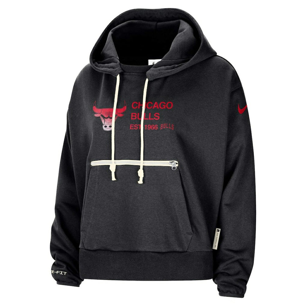 NBA Chicago Bulls Women's Courtside Standard Issue Performance Pullover Hoodie