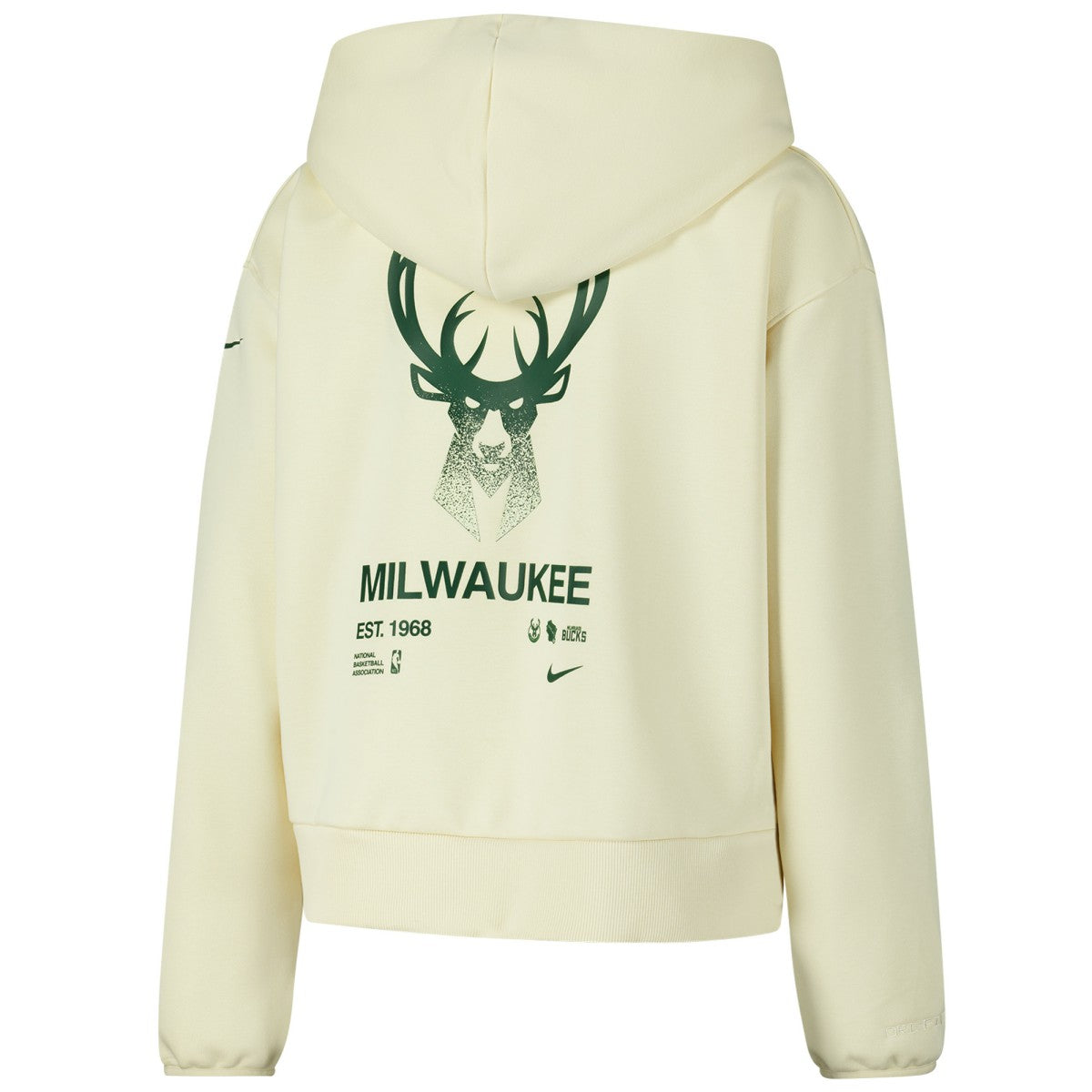 NBA Milwaukee Bucks Women's Courtside Standard Issue Performance Pullover Hoodie