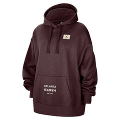 NBA Atlanta Hawks Jordan Brand Women's Courtside Statement Edition Oversize Pullover Hoodie