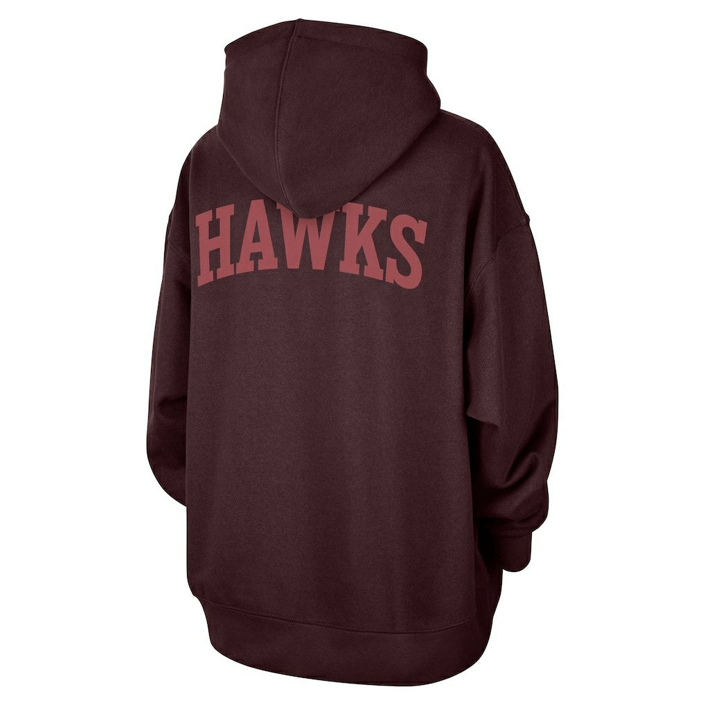 NBA Atlanta Hawks Jordan Brand Women's Courtside Statement Edition Oversize Pullover Hoodie
