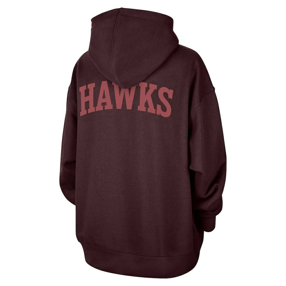 NBA Atlanta Hawks Jordan Brand Women's Courtside Statement Edition Oversize Pullover Hoodie