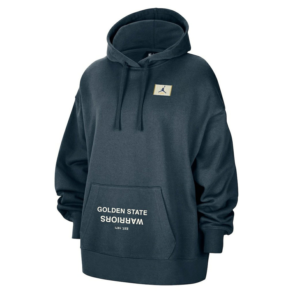 NBA Golden State Warriors Jordan Brand Women's Courtside Statement Edition Oversize Pullover Hoodie sale