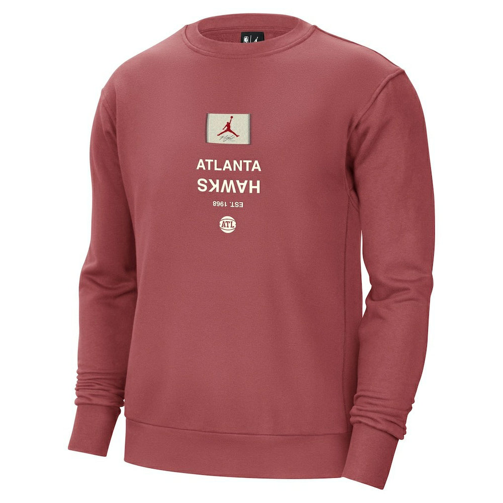 NBA Atlanta Hawks Jordan Brand Courtside Statement Edition Heavyweight Pullover Sweatshirt