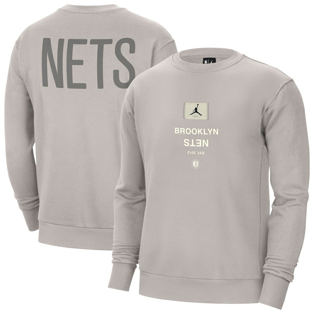 NBA Brooklyn Nets Jordan Brand Courtside Statement Edition Heavyweight Pullover Sweatshirt