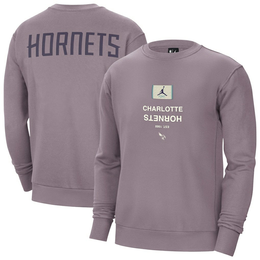 NBA Charlotte Hornets Jordan Brand Courtside Statement Edition Heavyweight Pullover Sweatshirt