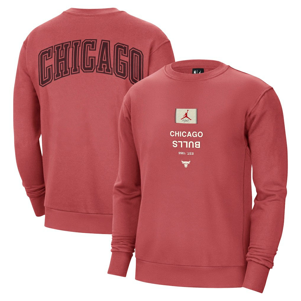 NBA Chicago Bulls Jordan Brand Courtside Statement Edition Heavyweight Pullover Sweatshirt