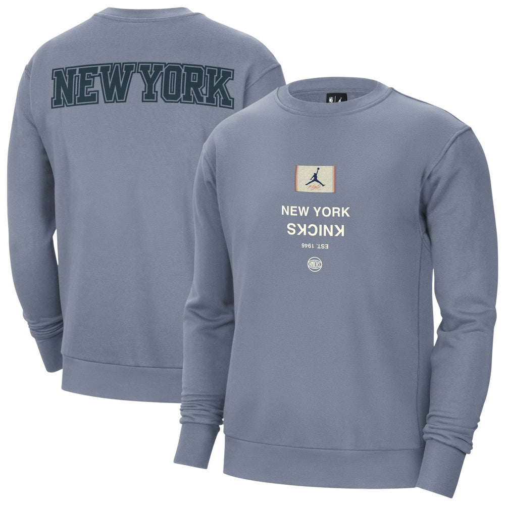 NBA New York Knicks Jordan Brand Courtside Statement Edition Heavyweight Pullover Sweatshirt