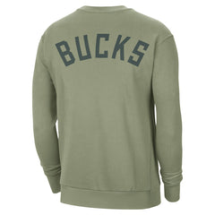 NBA Milwaukee Bucks Jordan Brand Courtside Statement Edition Heavyweight Pullover Sweatshirt