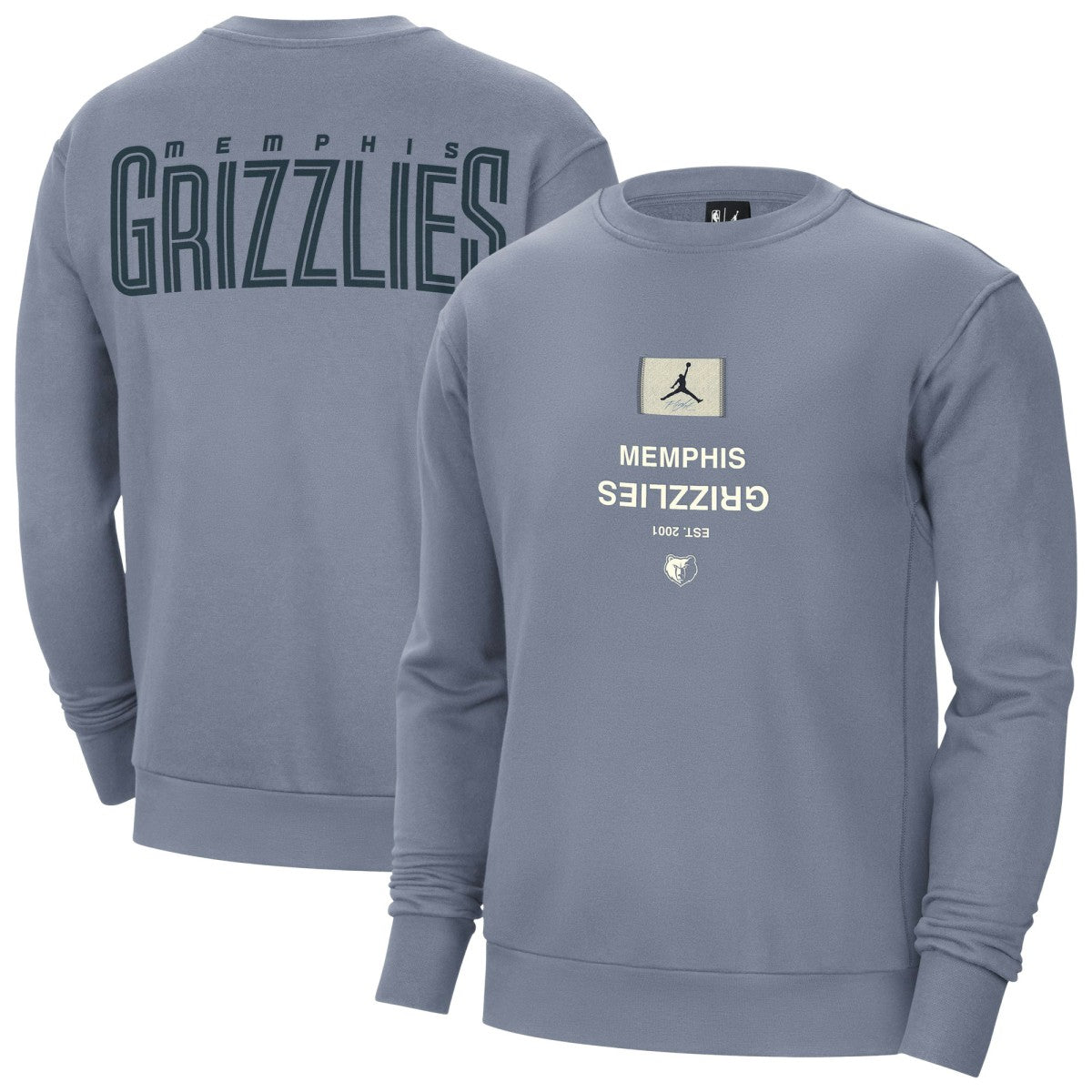 NBA Memphis Grizzlies Jordan Brand Courtside Statement Edition Heavyweight Pullover Sweatshirt
