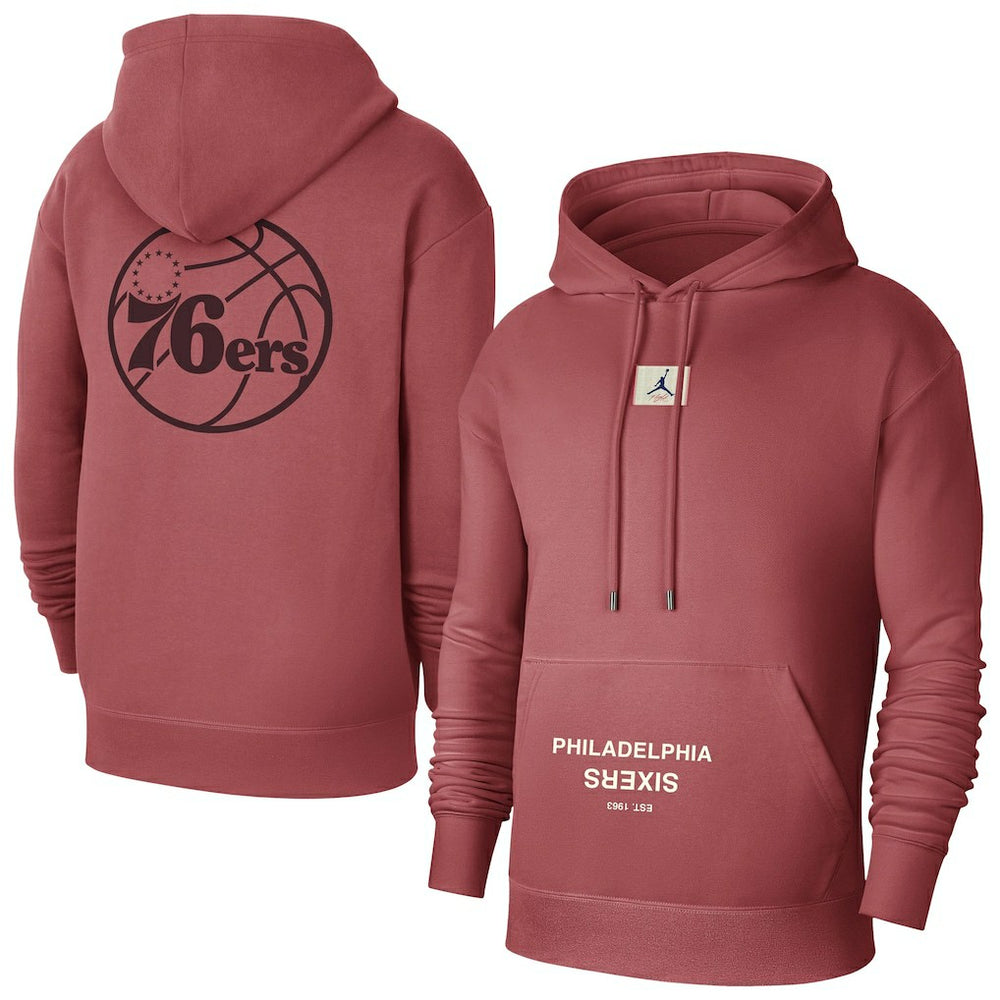 NBA Philadelphia 76ers Jordan Brand Courtside Statement Edition Pullover Hoodie