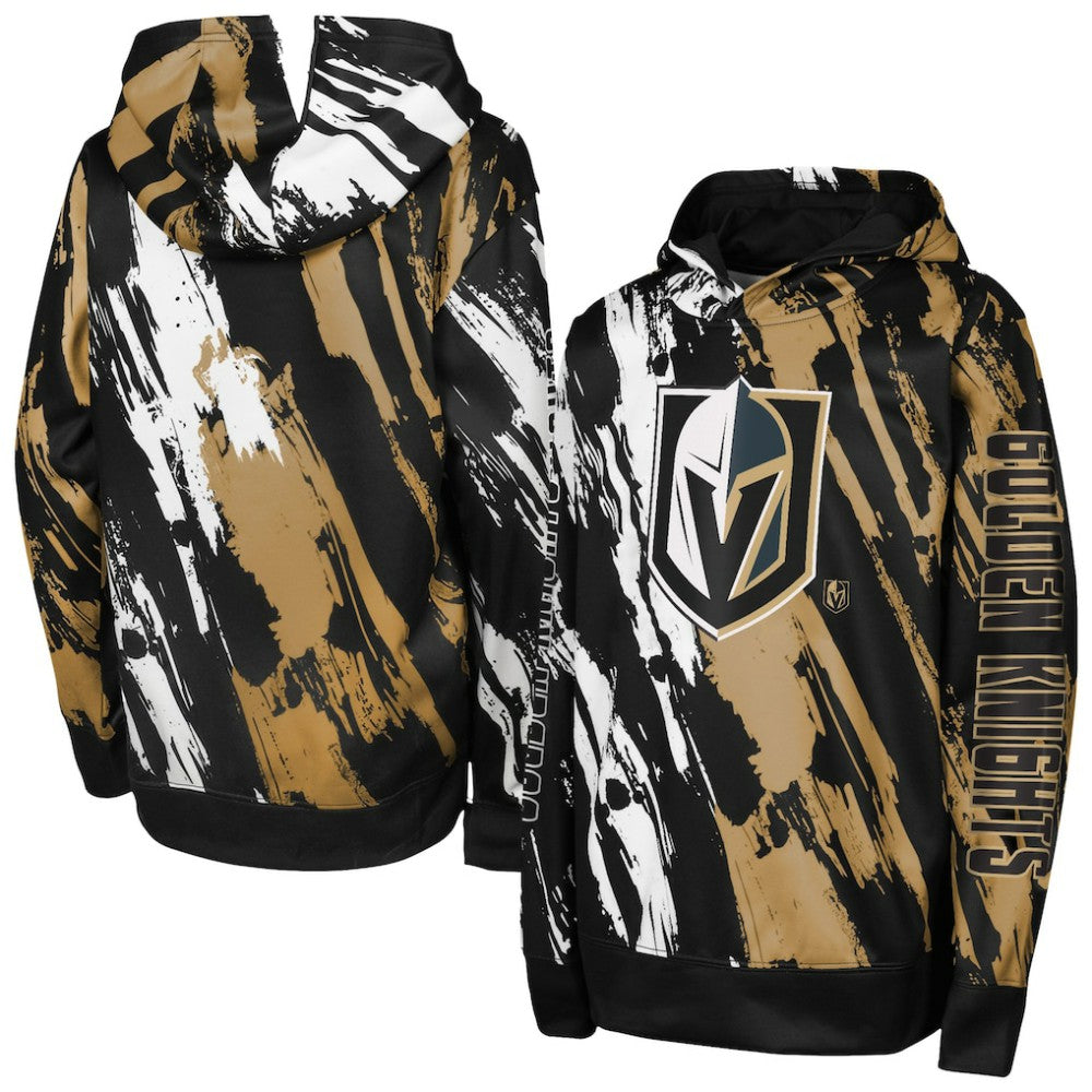 NHL Black Vegas Golden Knights Preschool Master Snipe Pullover Hoodie
