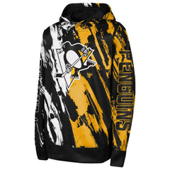 NHL Black Pittsburgh Penguins Preschool Master Snipe Pullover Hoodie