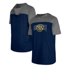 MLB Milwaukee Brewers New Era Active Brushed Hoodie T-Shirt
