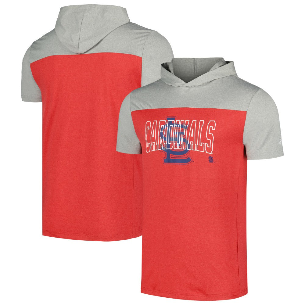MLB St. Louis Cardinals New Era Active Brushed Hoodie T-Shirt