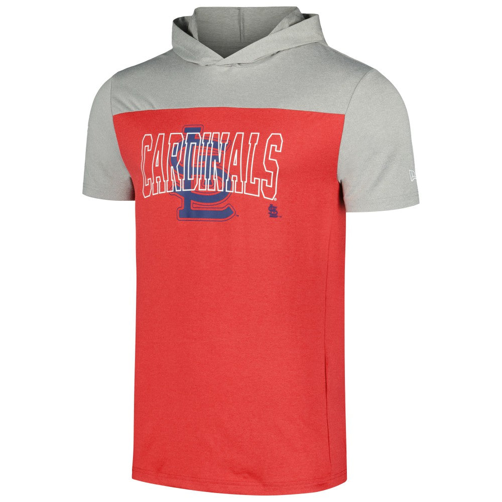 MLB St. Louis Cardinals New Era Active Brushed Hoodie T-Shirt