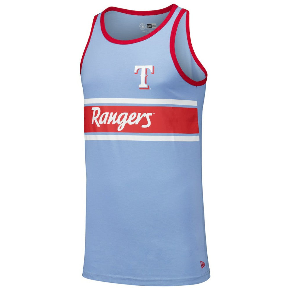 MLB Texas Rangers New Era Jersey Ringer Tank Top