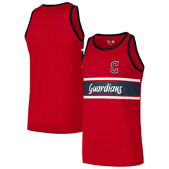 MLB Cleveland Guardians New Era Jersey Ringer Tank Top