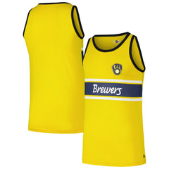 MLB Milwaukee Brewers New Era Jersey Ringer Tank Top