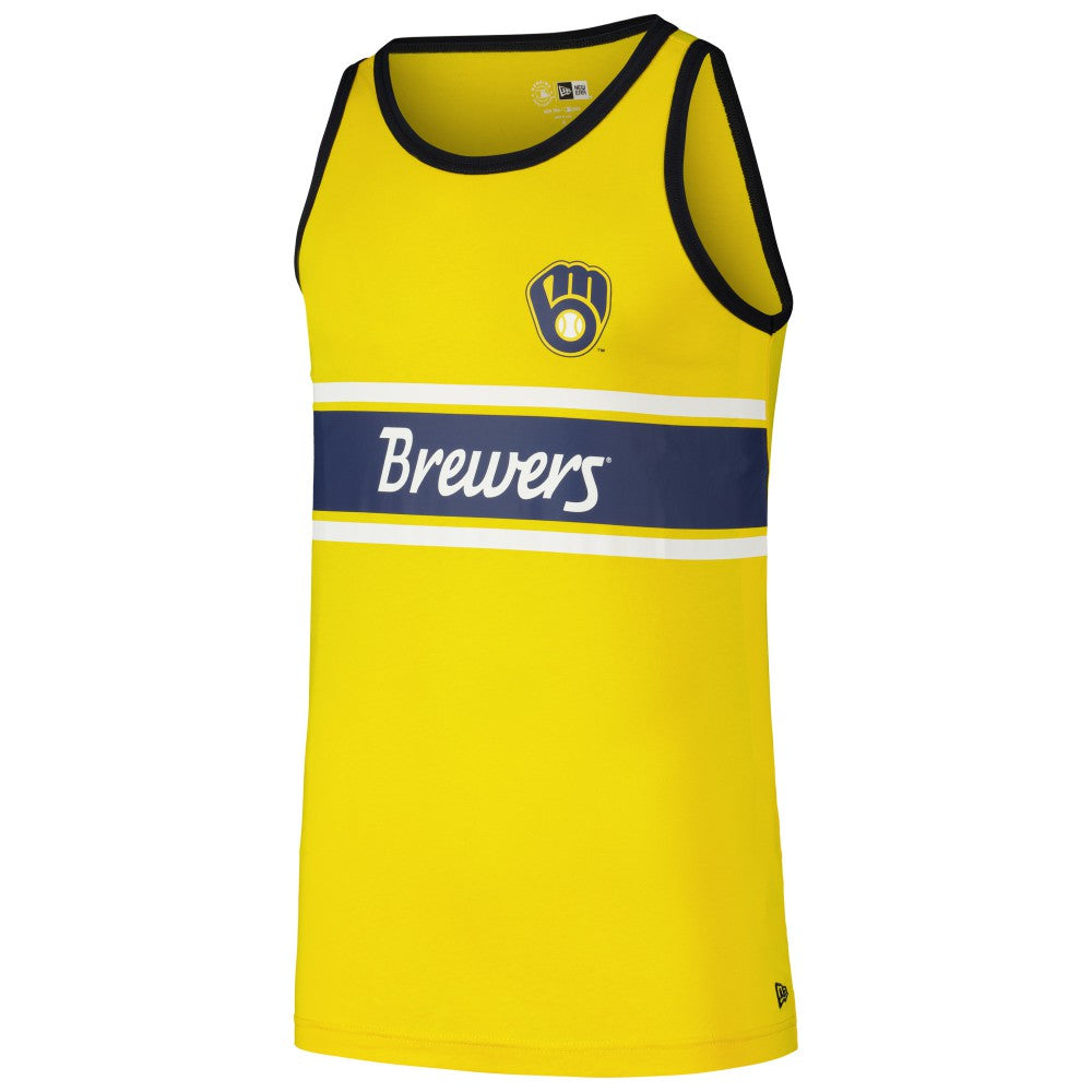 MLB Milwaukee Brewers New Era Jersey Ringer Tank Top