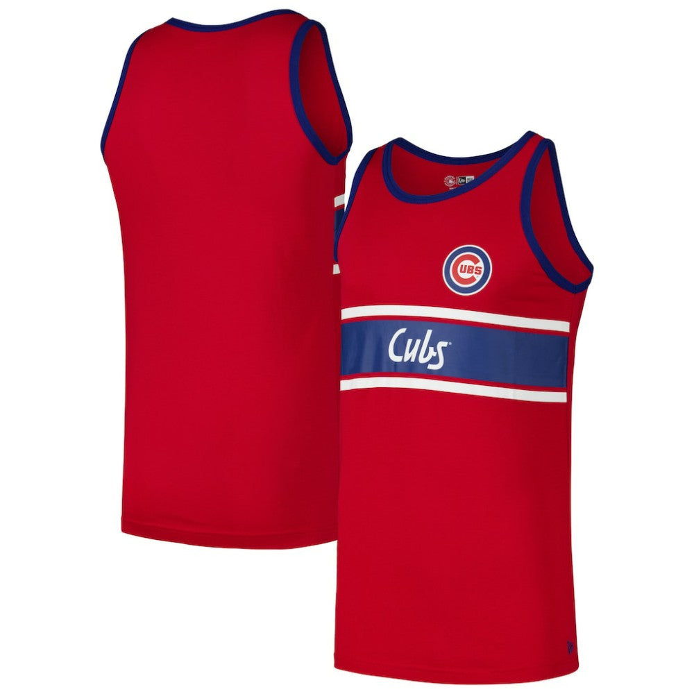 MLB Chicago Cubs New Era Jersey Ringer Tank Top