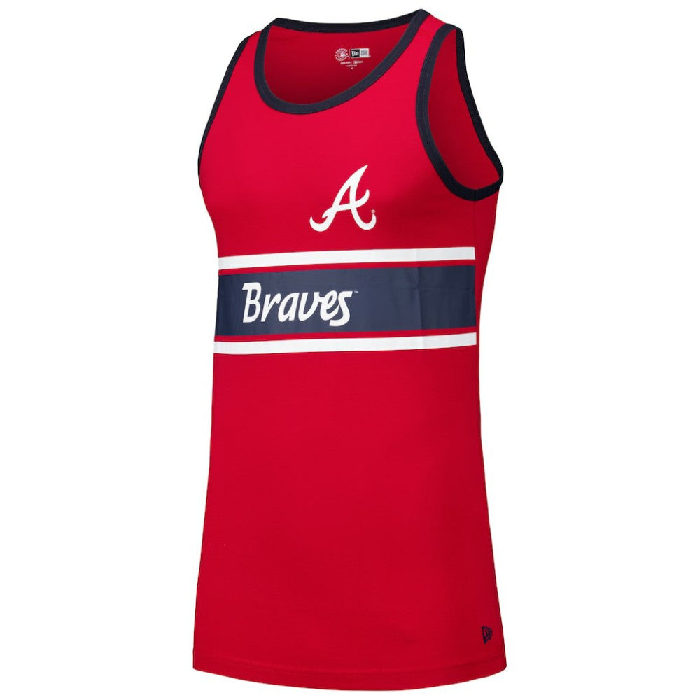 MLB Atlanta Braves New Era Jersey Ringer Tank Top