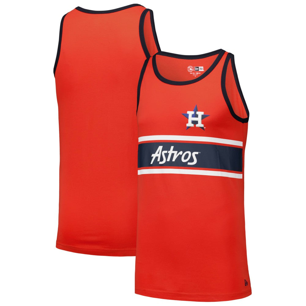MLB Houston Astros New Era Jersey Ringer Tank Top