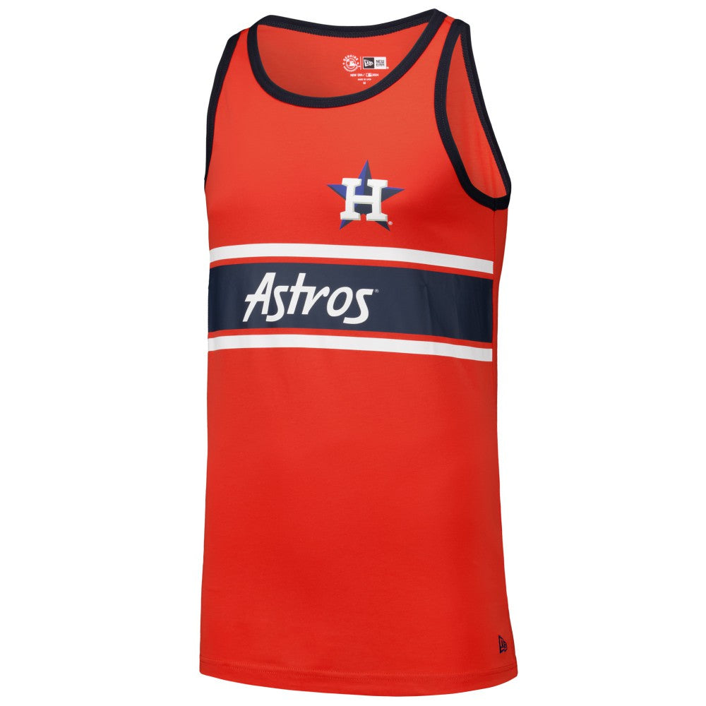 MLB Houston Astros New Era Jersey Ringer Tank Top