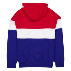 MLB Atlanta Braves New Era Ripstop Raglan Quarter-Zip Hoodie Windbreaker Jacket