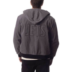The Wild Collective Corduroy Bomber Full-Zip Jacket - New York Jets