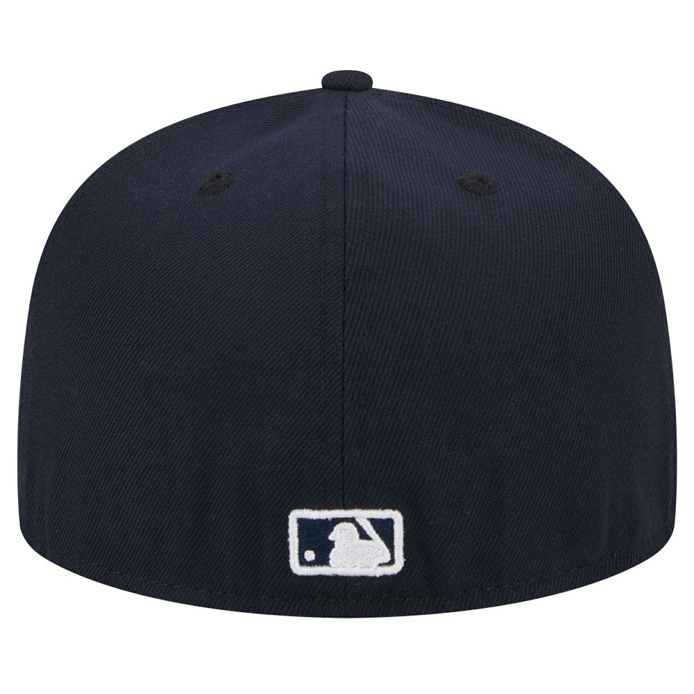 MLB Miami Marlins New Era White Logo 59FIFTY Fitted Hat