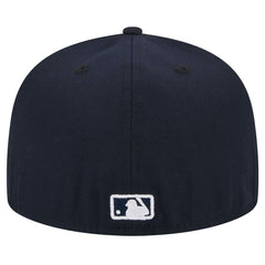 MLB Miami Marlins New Era White Logo 59FIFTY Fitted Hat