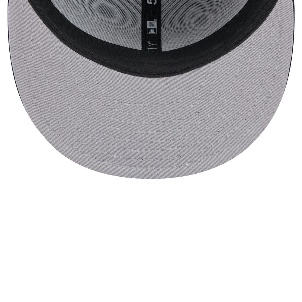 MLB Miami Marlins New Era White Logo 59FIFTY Fitted Hat
