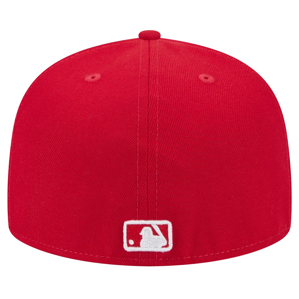 MLB Miami Marlins New Era White Logo 59FIFTY Fitted Hat