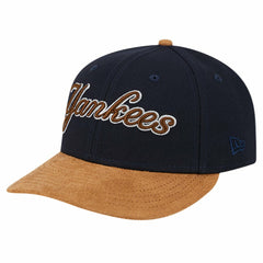 MLB New York Yankees New Era Team Suede Visor Low Profile 59FIFTY Fitted Hat