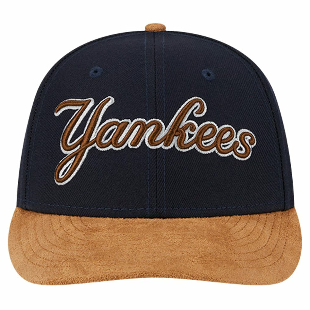 MLB New York Yankees New Era Team Suede Visor Low Profile 59FIFTY Fitted Hat